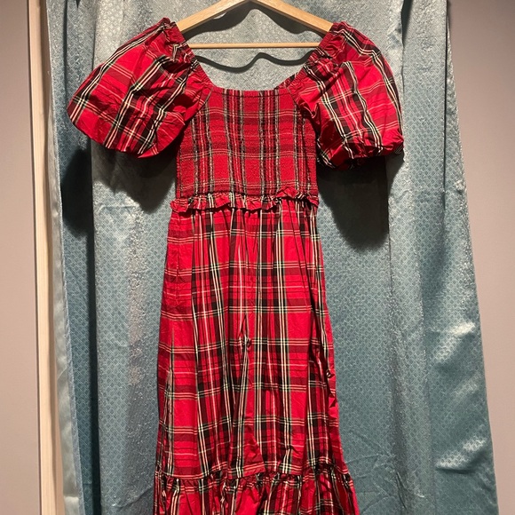 J. Crew Dresses & Skirts - J. Crew Red Plaid Long Sleeve Dress